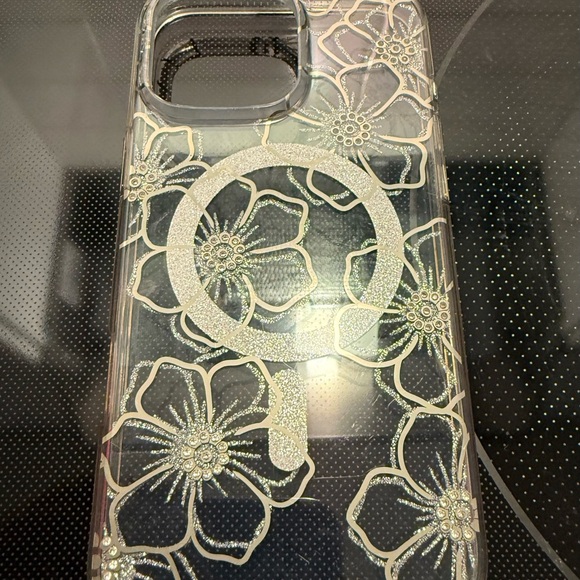 Case-Mate Clear Floral Phone Case for IPhone 16 Pro Max - Picture 1 of 5